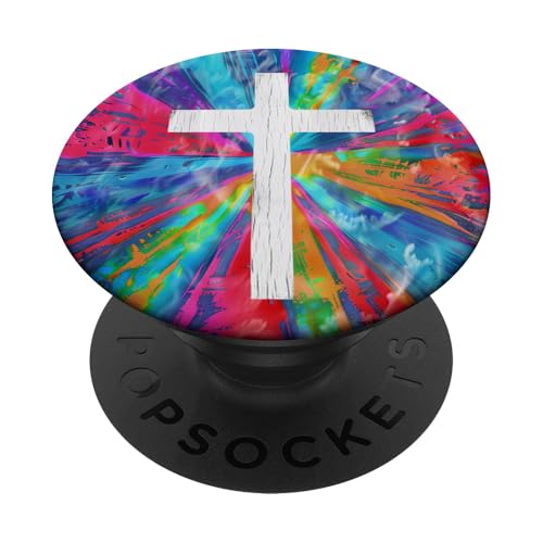 Batikfärbung Jesus Gott Glaube PopSockets Klebender PopGrip Batikfärbung Jesus Gott Glaube PopSockets Klebender PopGrip von Colorful Tie Dye Accessories