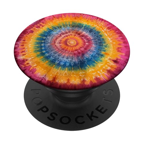 Batikfärbung PopSockets Klebender PopGrip von Colorful Tie Dye Accessories