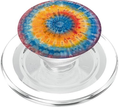 Batikfärbung PopSockets PopGrip für MagSafe von Colorful Tie Dye Accessories