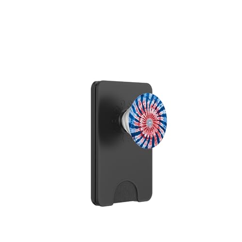 Batikfärbung Rot Blau PopSockets PopWallet für MagSafe Batikfärbung Rot Blau PopSockets PopWallet für MagSafe von Colorful Tie Dye Accessories