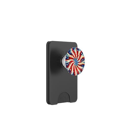 Batikfärbung USA Flagge Amerika PopSockets PopWallet für MagSafe von Colorful Tie Dye Accessories