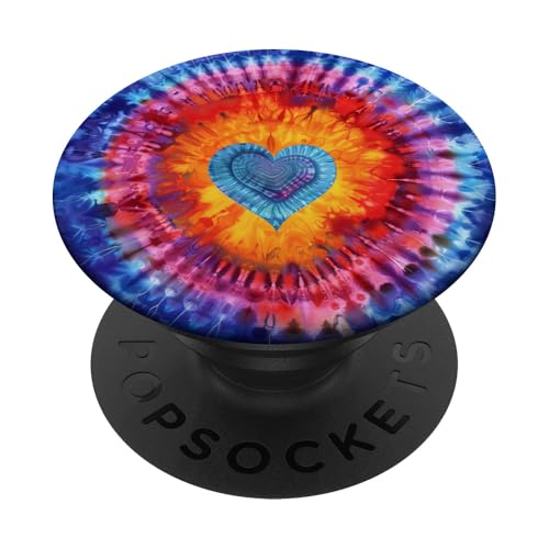 Batikherz PopSockets Klebender PopGrip Batikherz PopSockets Klebender PopGrip von Colorful Tie Dye Accessories