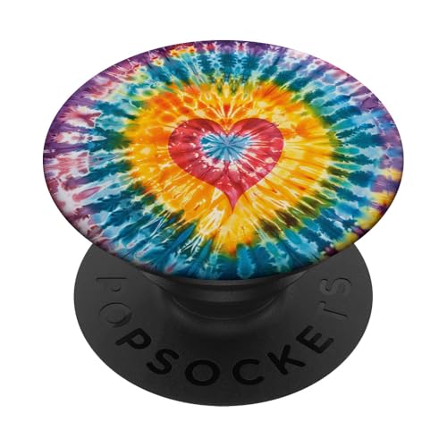 Batikherz PopSockets Klebender PopGrip von Colorful Tie Dye Accessories