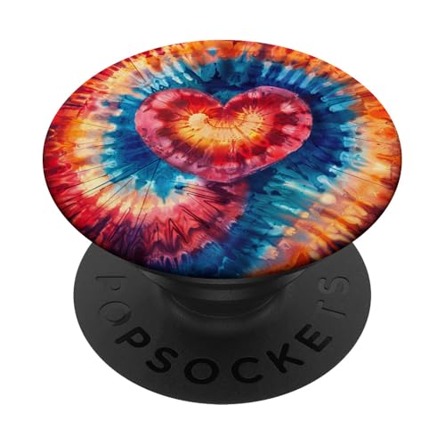 Batikherz PopSockets Klebender PopGrip Batikherz PopSockets Klebender PopGrip von Colorful Tie Dye Accessories