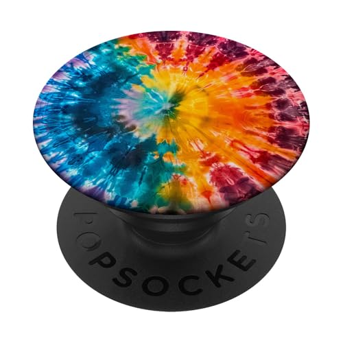 Bunter Batikwirbel PopSockets Klebender PopGrip Bunter Batikwirbel PopSockets Klebender PopGrip von Colorful Tie Dye Accessories