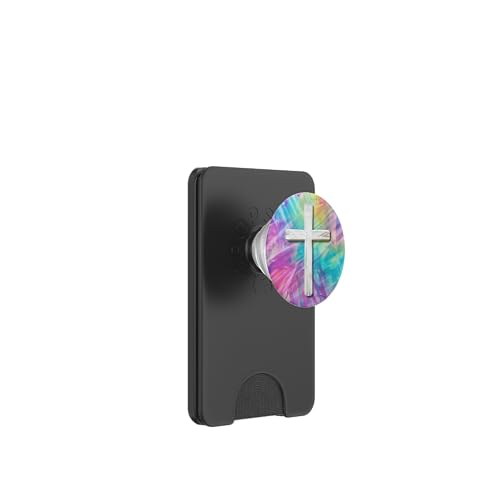 Jesus God Faith Aquarell Tie Dye PopSockets PopWallet für MagSafe von Colorful Tie Dye Accessories