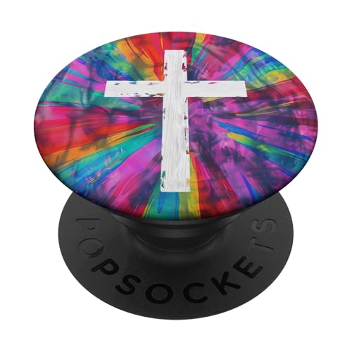 Jesus God Faith Krawattenfarbe PopSockets Klebender PopGrip Jesus God Faith Krawattenfarbe PopSockets Klebender PopGrip von Colorful Tie Dye Accessories
