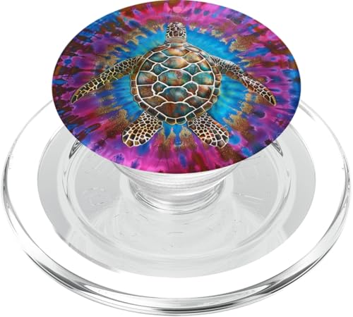 Meeresschildkröte Batikfarbe Rosa PopSockets PopGrip für MagSafe Meeresschildkröte Batikfarbe Rosa PopSockets PopGrip für MagSafe von Colorful Tie Dye Accessories