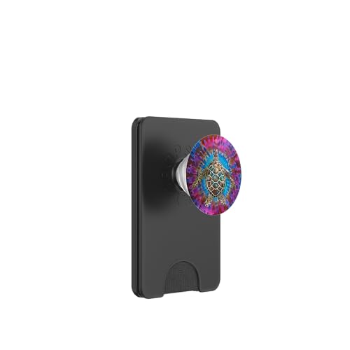 Meeresschildkröte Batikfarbe Rosa PopSockets PopWallet für MagSafe Meeresschildkröte Batikfarbe Rosa PopSockets PopWallet für MagSafe von Colorful Tie Dye Accessories