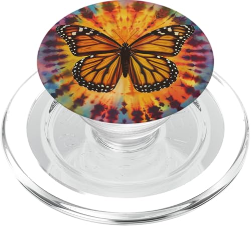 Monarch-Schmetterling-Batik-Wirbel PopSockets PopGrip für MagSafe Monarch-Schmetterling-Batik-Wirbel PopSockets PopGrip für MagSafe von Colorful Tie Dye Accessories
