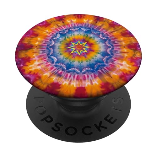 Stern-Batikfärbung PopSockets Klebender PopGrip Stern-Batikfärbung PopSockets Klebender PopGrip von Colorful Tie Dye Accessories