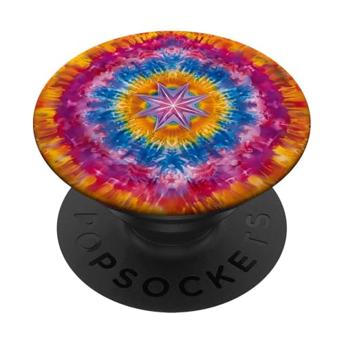 Stern-Batikfärbung PopSockets Klebender PopGrip Stern-Batikfärbung PopSockets Klebender PopGrip von Colorful Tie Dye Accessories