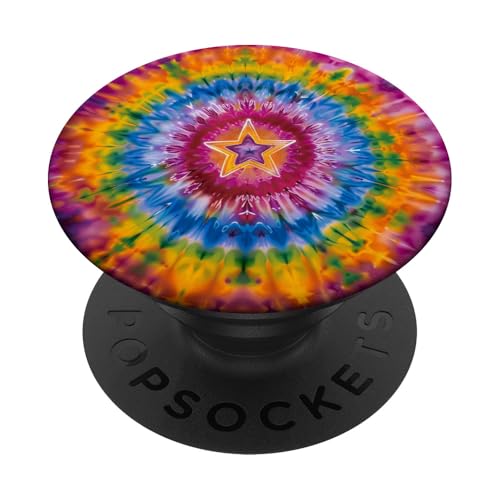 Stern-Batikfärbung PopSockets Klebender PopGrip Stern-Batikfärbung PopSockets Klebender PopGrip von Colorful Tie Dye Accessories