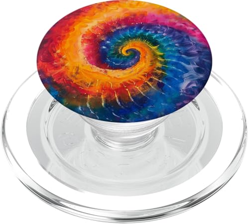 Tie Dye Swirl PopSockets PopGrip für MagSafe von Colorful Tie Dye Accessories