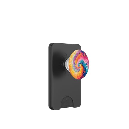 Tie Dye Swirl PopSockets PopWallet für MagSafe von Colorful Tie Dye Accessories