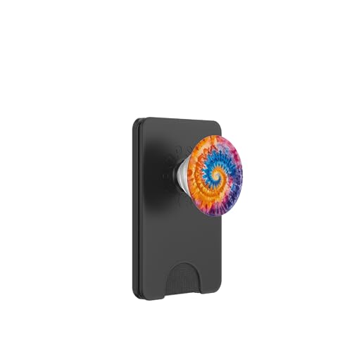 Tie Dye Swirl PopSockets PopWallet für MagSafe von Colorful Tie Dye Accessories