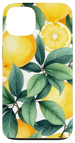 Sommer Zitrone Zitrusfrucht Kunst Hülle für iPhone 13 von Colorful art