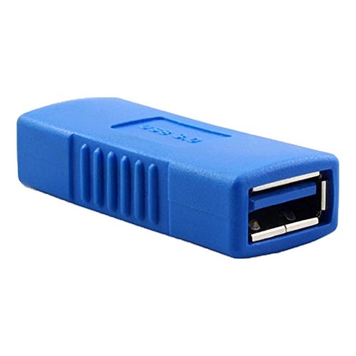 Colorful Adapter USB 3.0-A Buchse/Buchse USB 3.0 Adapter Kupplung Verbindung Koppler Erweiterung - A Buchse zu A-Buchse - USB Kabel verbinden - verlängern,Schwarz von Colorful