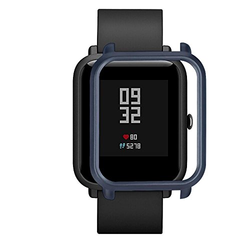 Colorful Dünner PC Kasten Abdeckung schützen Shell für Huami Amazfit Bip Youth Watch (Marine) von Colorful
