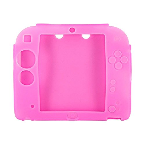 Colorful Für Nintendo 2DS Schutzhülle Case Anti-Rutsch Silikon Hülle Cover für Nintendo 2DS (Rosa) von Colorful