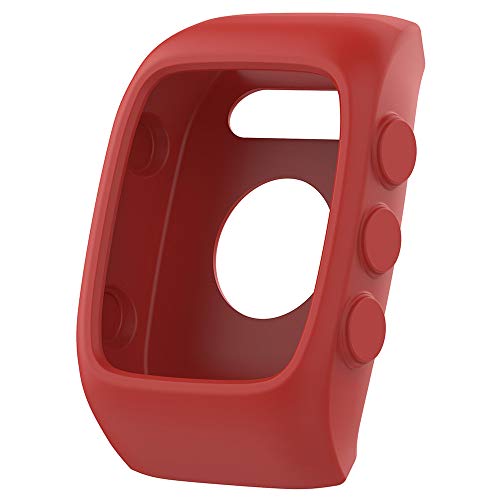 Colorful Für Polar M400/M430 Schutzhülle, Ersatz Schutz Case Weiches Silikon Hülle für Polar M400/M430 Smart Watch (Rot) von Colorful