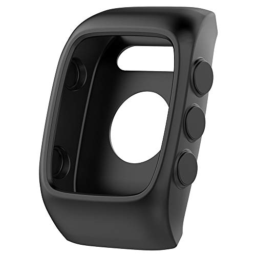 Colorful Für Polar M400/M430 Schutzhülle, Ersatz Schutz Case Weiches Silikon Hülle für Polar M400/M430 Smart Watch (Schwarz) von Colorful