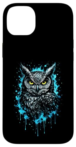 Eule Frost Art Nacht Natur Wildlife Dream Mystic Hülle für iPhone 14 Plus von Colorful