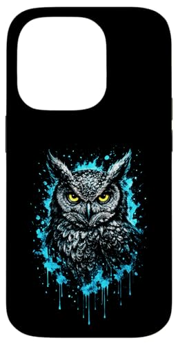 Eule Frost Art Nacht Natur Wildlife Dream Mystic Hülle für iPhone 14 Pro von Colorful