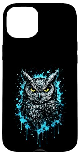 Eule Frost Art Nacht Natur Wildlife Dream Mystic Hülle für iPhone 15 Plus von Colorful
