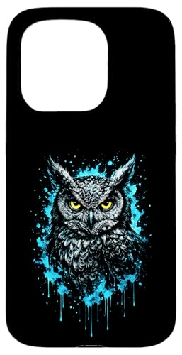 Eule Frost Art Nacht Natur Wildlife Dream Mystic Hülle für iPhone 15 Pro von Colorful