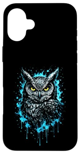 Eule Frost Art Nacht Natur Wildlife Dream Mystic Hülle für iPhone 16 Plus von Colorful