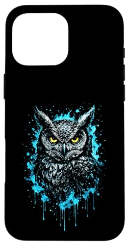 Eule Frost Art Nacht Natur Wildlife Dream Mystic Hülle für iPhone 16 Pro Max von Colorful