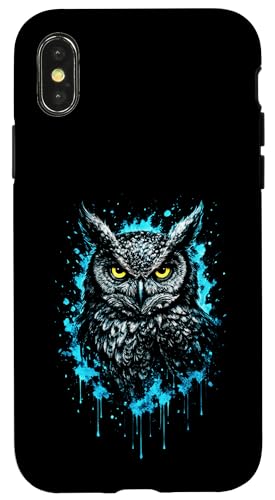 Eule Frost Art Nacht Natur Wildlife Dream Mystic Hülle für iPhone X/XS von Colorful