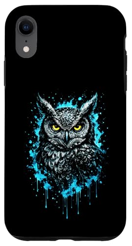 Eule Frost Art Nacht Natur Wildlife Dream Mystic Hülle für iPhone XR von Colorful