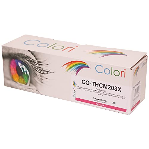 Alternativ Toner für HP 203X CF543X 203A CF543A Magenta für HP Color Laserjet Pro M254 M254dw M254nw HP Color Laserjet Pro MFP M280 M280nw M281 M281fdn M281fdw von Colori von Colori