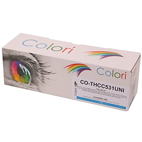 Colori Kompatibler Toner für HP 312A CF381A Cyan für HP Color Laserjet Pro MFP M476 M476dn M476dw M476nw von Colori