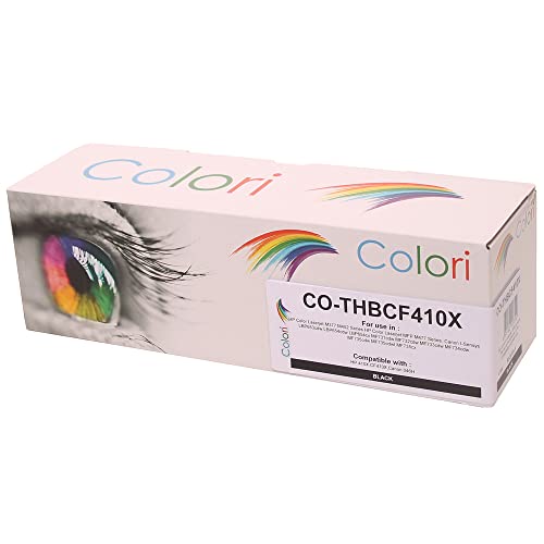 Colori Kompatibler Toner für HP 410X CF410X 410A CF410A Schwarz für HP Color Laserjet Pro MFP M377 M377dw M452 Series M452dn M452dw M452nw MFP M477 M477fdn M477fdw M477fnw von Colori