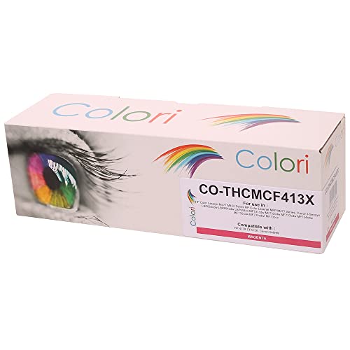 Colori Kompatibler Toner für HP 413X CF413X 413A CF413A Magenta für HP Color Laserjet Pro MFP M377 M377dw M452 Series M452dn M452dw M452nw MFP M477 M477fdn M477fdw M477fnw von Colori