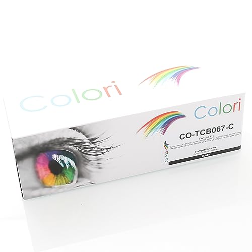 Colori Kompatibler Toner (MIT CHIP) für Canon 067 BK Schwarz LBP630C LBP631CW LBP633CDW MF650C MF651CW MF652CW MF655CDW MF657CDW MF658CW von Colori