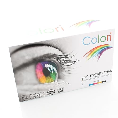 Colori Kompatibles Set 4X Toner XXL (MIT CHIP) für Canon 067H LBP630C LBP631CW LBP633CDW MF650C MF651CW MF652CW MF655CDW MF657CDW MF658CW von Colori