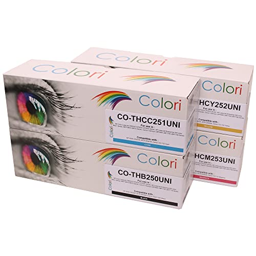 Colori Kompatibles Set 4X Toner für HP 507X 507A CE400X CE401A CE402A CE403A für Laserjet Enterprise 500 Color M551dn M551n M551 Series M551xh M575c M575dn M575f M575 Flow MFP M570dn M570dw Colori Kompatibles Set 4X Toner für HP 507X 507A CE400X CE401A CE402A CE403A für Laserjet Enterprise 500 Color M551dn M551n M551 Series M551xh M575c M575dn M575f M575 Flow MFP M570dn M570dw von Colori