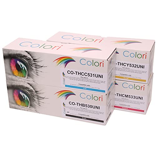 Colori Kompatibles Set 4X Toner für Canon 718 für Canon I-Sensys LBP-7200 LBP-7200c LBP-7200cdn LBP-7200cn LBP-7210cdn LBP-7660cdn LBP-7680cdn LBP-7680cx MF-724cdw MF-726cdw MF-728cdw MF- von Colori