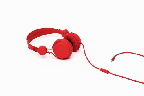 Coloud Colors Red On-Ear Kopfhörer mit Mikrofon und Fernsteuerung (Stufenlose Größenverstellung) rot von Coloud