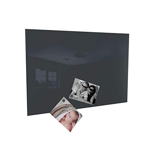 Colours-Manufaktur Magnettafel Magnetwand inkl. 4 Magnete (anthrazit, 40 x 60 cm) von Colours-Manufaktur