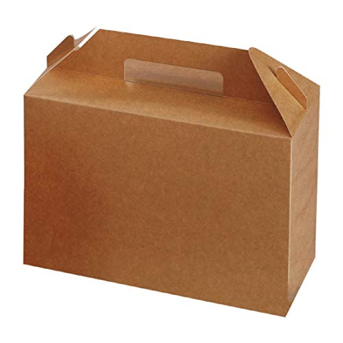 Colpac Giebelkartons, recycelbar, Kraftpapier, Größe L, Packung mit 125 Stück von Colpac