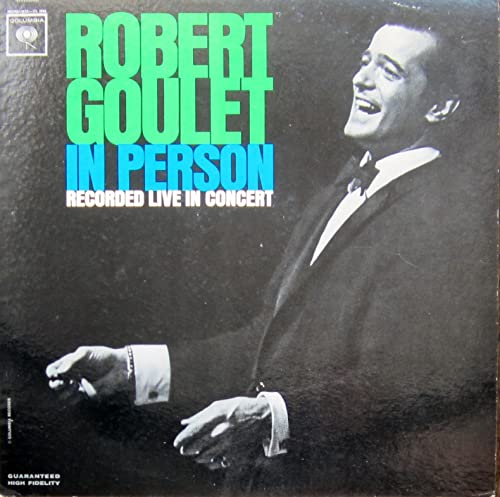 Robert Goulet in person: recorded live in concert - Vinyl LP von Columbia Records