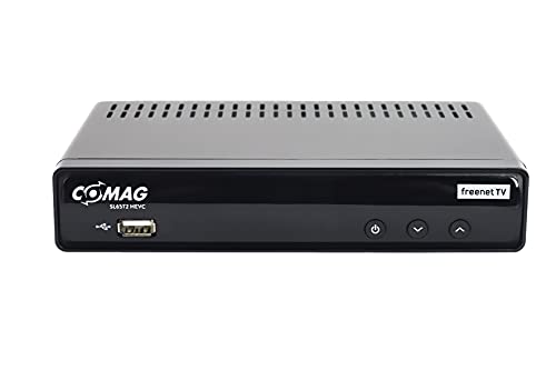 Comag SL65T2 FullHD HEVC DVBT/T2 Receiver (H.265, HDTV, HDMI, Irdeto Zugangssystem, freenet TV, Mediaplayer, PVR Ready, USB 2.0, 12V) schwarz von Comag