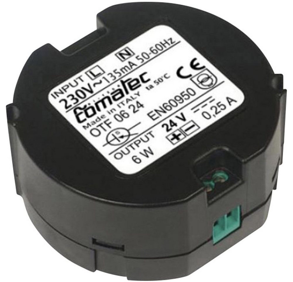 Comatec Comatec OTF/06.24RA Netzteil / Stromversorgung 24 V/DC 0.25 A 6 W AC/DC-Einbaunetzteil Comatec Comatec OTF/06.24RA Netzteil / Stromversorgung 24 V/DC 0.25 A 6 W AC/DC-Einbaunetzteil von Comatec