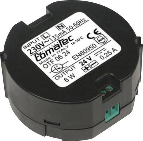Comatec OTF/06.24RA AC/DC-Einbaunetzteil 0.25A 6W 24 V/DC 1St. Comatec OTF/06.24RA AC/DC-Einbaunetzteil 0.25A 6W 24 V/DC 1St. von Comatec