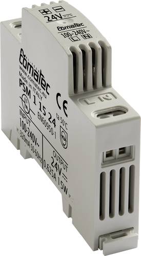 Comatec PSM1/15.24 Hutschienen-Netzteil (DIN-Rail) 24 V/DC 0.625A 15W Inhalt 1St. von Comatec